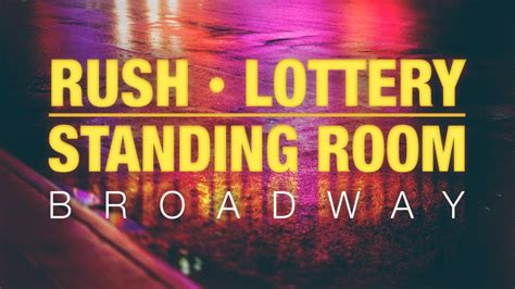rush tickets for book of mormon|Broadway Rush, Lottery, and Standing Room Only .
